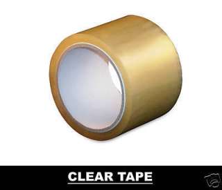 Jumbo Clear Packing Packaging Tape 2 inch 6 Rolls  