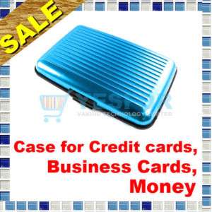 Aluminum Business ID Credit Card Holder Case Wallet B  