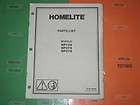   Homelite HP155 HP275 HP375 space heater parts book 18582 used