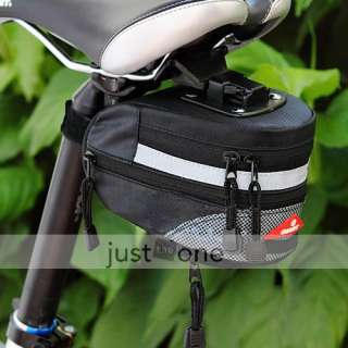 NEW Bike Bicycle Rear Saddle Bag Seat Seatpost Bag BLK  