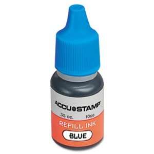  ACCU STAMP Gel Ink Refill, Blue, 0.35 oz Bottle