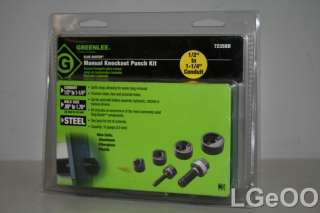 New Greenlee 7235BB Slug Buster Manual Knockout Kit  