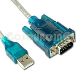 USB 2.0 TO RS232 SERIAL DB9 9 PIN ADAPTER CABLE GPS PDA  