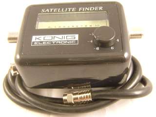 Konig Satellite Finder Satfinder Dish Alignment Meter 5412810016808 