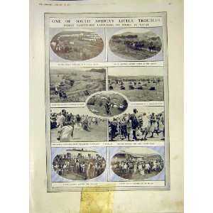   Africa Indian Labour Strike Natal Barracks Print 1914