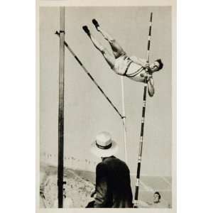  1932 Summer Olympics USA James Bausch Pole Vault Print 