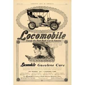  1905 Ad Locomobile Gasolene Cars Bridgeport Connecticut 