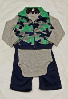 Carters Baby Boy 3pc Combo Vest, Bodysuit, Pants NWT  