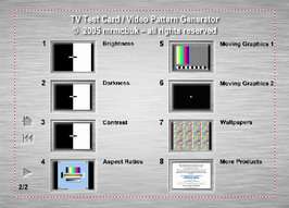 PAL/NTSC   TV Test Card/Video/Projector Setup DVD  