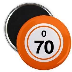  Creative Clam Bingo Ball O70 Seventy Orange 2.25 Inch 