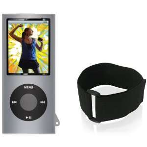  CTA Digital Skin Case with Arm Band for iPod Nano (Clear 