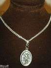 St Michael Guardian Angel Saint & Chain Necklace 18New