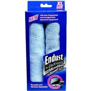  Endust for Electronics Twin Micro Fiber Towels 11421 