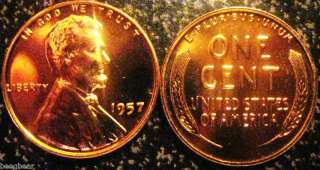 1957 GEM PROOF Lincoln Cent   Super Nice   See Photos  