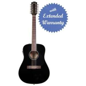  Fender CD 160SE 12 String Dreadnought Acoustic Electric Guitar 