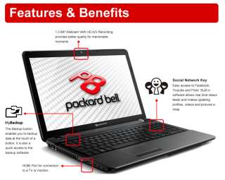 Packard Bell, Intel® Core™ i5 2430, 1000GB Hard Drive, Brand New 1 