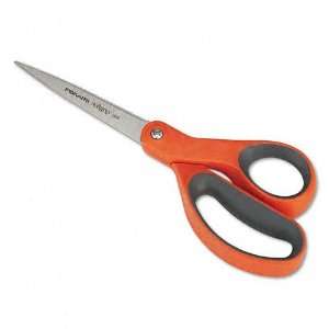 Fiskars  Softgrip Scissors, 8in, 3 3/4in Cut, L/R Hand 