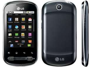 LG Optimus Me P350 Black on Orange PAYG Mobile Phone 5055015240717 