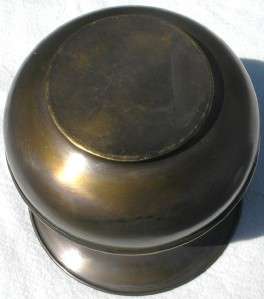 Solid Brass Spittoon 7th Cavalry 7/A Insignia Military  