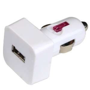  USB101 10 Watt USB Car Adapter   White