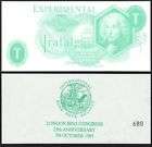 1995 nelson experimental note britannia watermark 680 £ 10 00