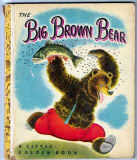 LGB LITTLE GOLDEN BOOK 89 / A ed   THE BIG BROWN BEAR  