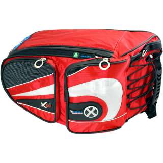 OXFORD X60 LIFETIME MOTORCYCLE LUGGAGE PANNIERS RED 