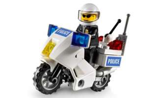 LEGO CITY MOTOCILCETTA DELLA POLIZIA MOTO 7235 COSTRUZIONI MODELLISMO 