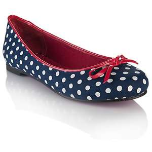 twiggy LONDON Printed Ballet Flat with Bow 