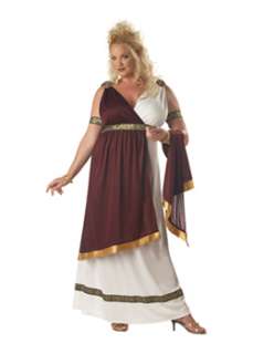 Plus Size Roman Empress  Cheap Greek/Roman Halloween Costume for Plus 