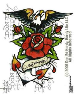 Uscg Eagle Anchor Tattoo, 4 X 3 (Makeup & Tattoos)
