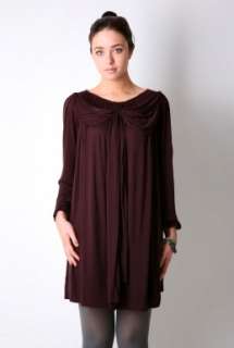 Plum Ylsa Ruched Jersey Dress By Malene Birger   Purple   Buy Dresses 