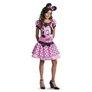 Mickey Mouse Clubhouse   Pink Minnie Mouse Child/Tween Costume 