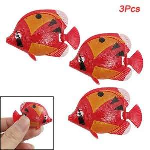   Four Color Simulated Tropical Fish 3 Pcs for Fish Tank