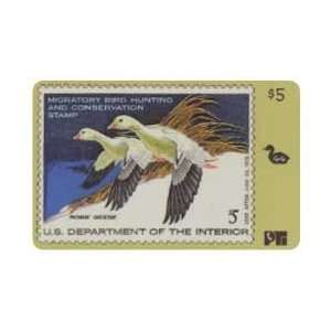 Collectible Phone Card Duck Hunting Permit Stamp Card #44 Void After 