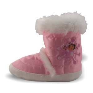  Dora the Explorer Toddler Girl Boots Slippers Size Medium 