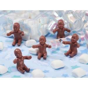 African American Mini Plastic Babies 72 Pcs (6 Packages of 12 Babies 