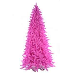   Pink Ashley Spruce Pre lit Christmas Tree