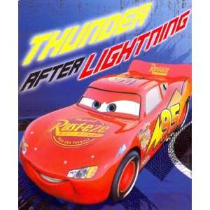  Disney Cars Thunder Race Baby Blanket