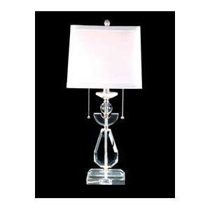 Dale Tiffany GT70040 Duomo Table Lamp, Brushed Nickel and Fabric Shade 