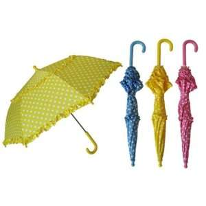  Kids Umbrella for Girls   Polka Dot Parasol with Double 