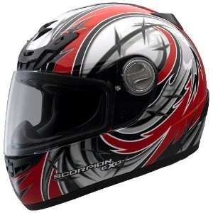  Scorpion EXO 400 Sting Red Large Full Face Helmet 