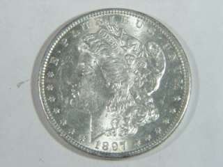 1897 Morgan Silver Dollar Uncirculated  