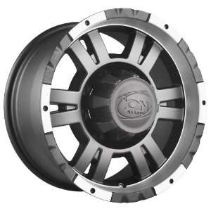  16 Inch 16x8 Ion Alloy wheels STYLE 182 Gunmetal Matte wheels 