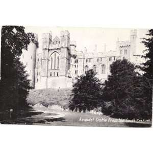 1930s Vintage Postcard Arundel Castle from the South East   Arundel 