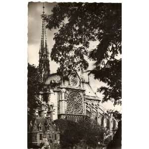 1930s Vintage Postcard Cathedral of Notre Dame Paris France