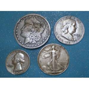   Franklin Half, Walking Liberty Half Dollar & Quarter 