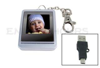 New 1.5 inch Digital LCD Photo Frame Picture Keychain  