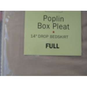  Poplin Box Pleat 14 drop bedskirt