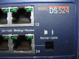 Netgear DS524 Dual Speed Stackable Hub 24 Port 10/100  